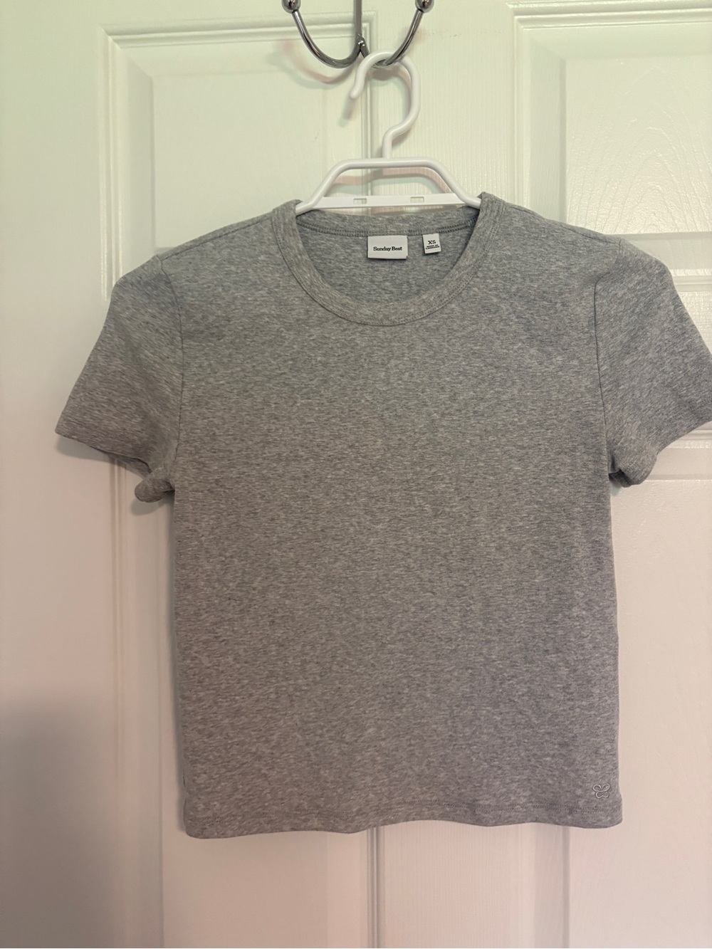 Aritzia Sunday best Light gray t shirt Short Sleeve Tee